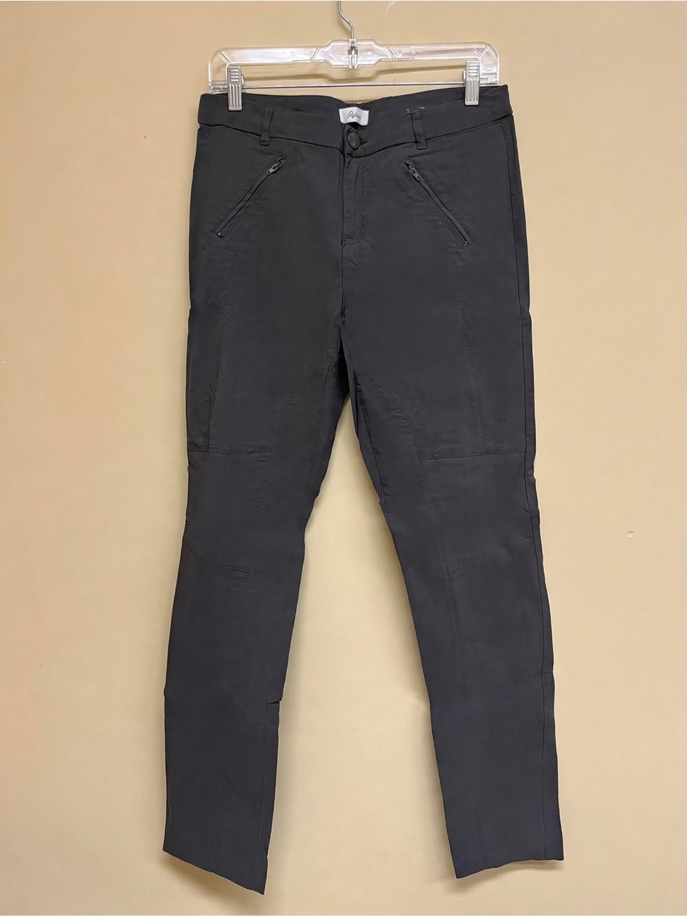 Reitmans Men’s Black Slim Zip-Pocket Chinos